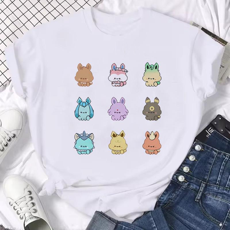 Women Unisex Graphic Tshirt Streetwear Harajuku Graphic Ulzzang Tshirt Funny Cute Cat Vintage Tee Shirt Aesthetic Y2k Tops FeUnisex