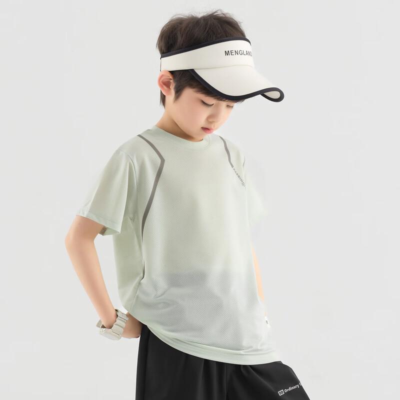 Duo Duo Jia Boys' Breathable Mesh Sports T-Shirt
