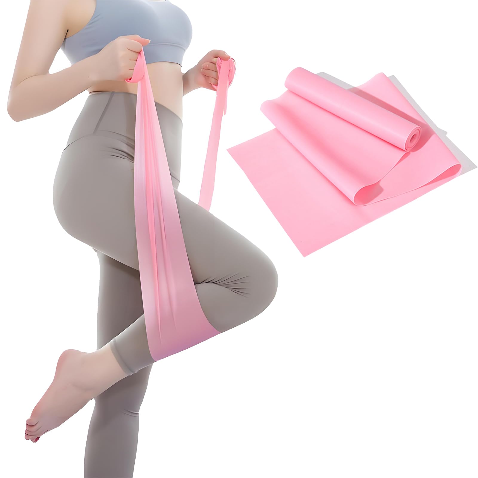 Vitalux Stretch Band Fitness Tube for Yoga Muscle Training, Latex