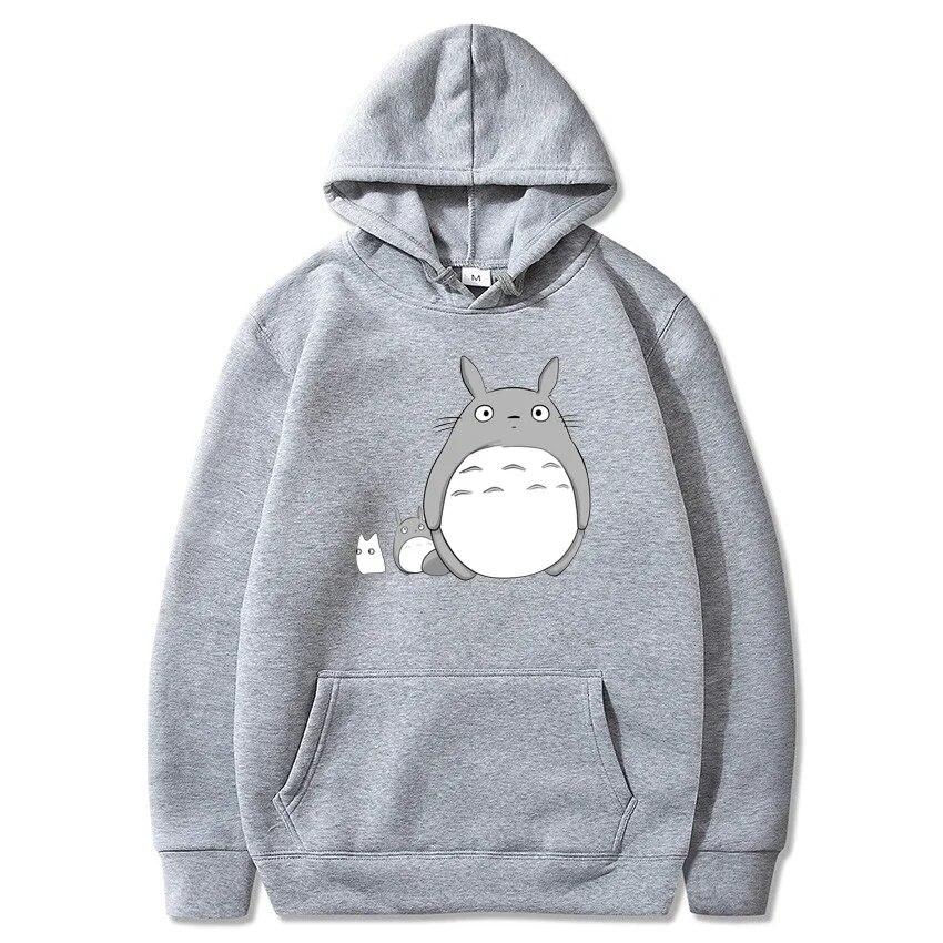 

Худі My Neighbor Totoro Вуличний одяг з принтом аніме Жіноча мода Великі світшоти Толстовка Harajuku Пуловери Спортивні костюми Унісекс L
