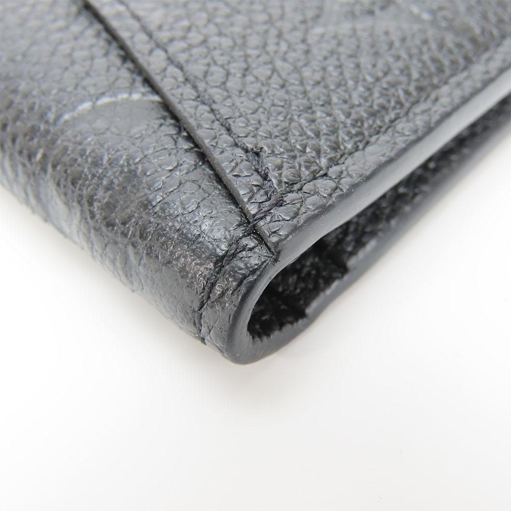 Used LOUIS VUITTON Card Case Unveil Cult M58456 Devisit Monogram Ann Platt Noir black Bifold Wallet