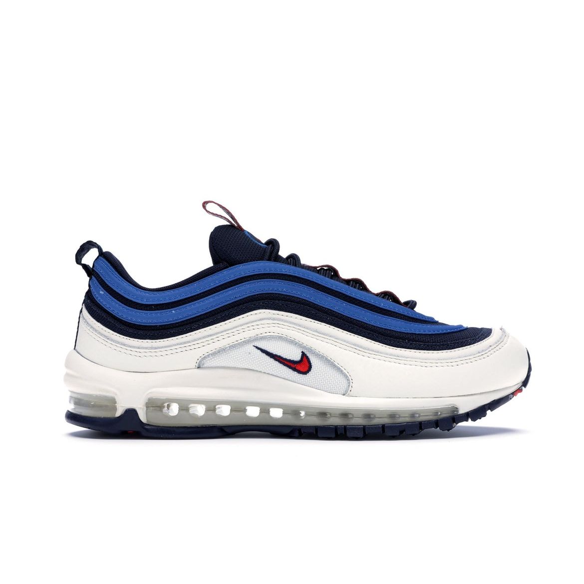 

Кроссовки унисекс Nike Air Max 97 SE Blue Nebula White Obsidian University-Red-Sail-Blue-Nebula AQ4126-400