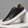Summer New Youth Leather Comfortable Business Casual Board Shoes