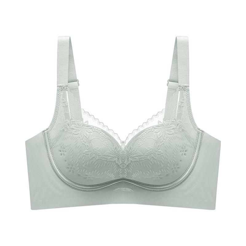 Non Steel Ring Bra Women's Adjustable Bra Women's Gathering Thick Collection Accessory Bra Anti Sagging Bra