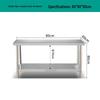Stainless Steel Commercial Kitchen Work Table