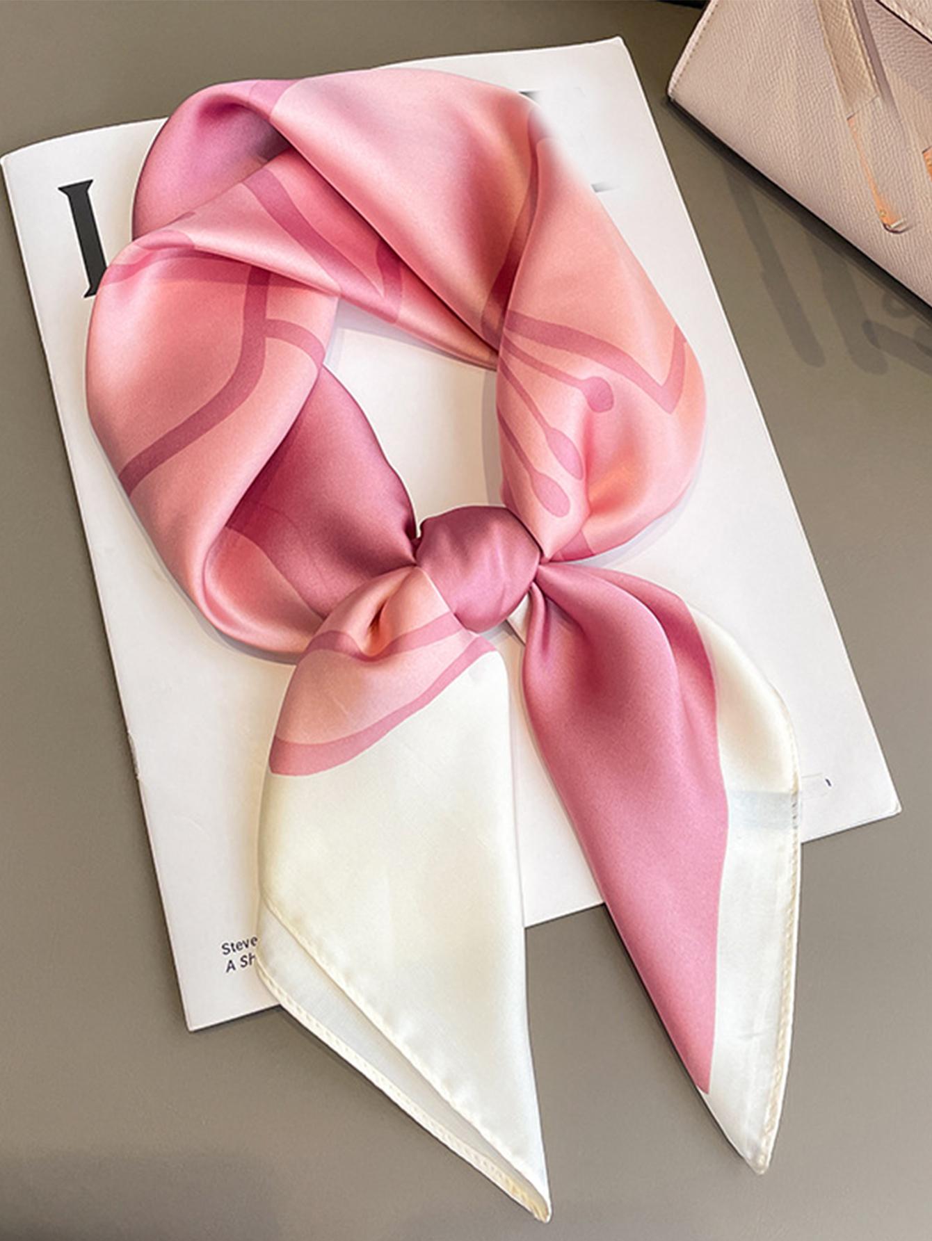 

Шарф 70 см Имитация шелка Женские летние шали и накидки Хиджаб Шарфы Женский пашмина Эшарп Дизайнерский пляжный платок Бандана 70X70cm