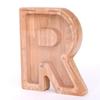 Wooden Letters Piggy Bank DIY Creativity Coin Banknotes Children's Money Box Funny Money Organizer Storage Box Home Decors