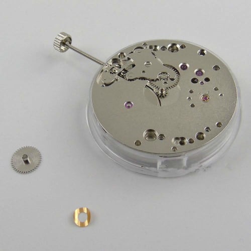Classic Hand-Wound Vintage 6498 Mechanical Watch Movement, 17 Jewels, 6498 Movement Replacement Watch Accessories