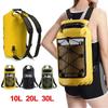 Sac Étanche Sec Grande Capacité PVC Pack Sac à Dos Natation Sac Surf Bateau Rafting Derive