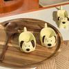 Ins Cute Ceramic Taste Plate, Creative Puppy Shape Dipping Plate, Household Chopstick Holder, Chopstick Holder, Seasoning, Soy Sauce Plate
