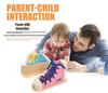 Montessori Wooden Lacing Shoes Educational Toy for Children
