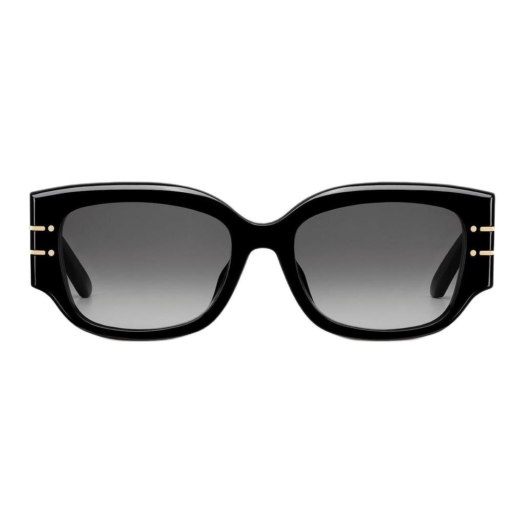 Dior Square Sunglasses With Christian  Paris Logo Women Sunglasses Black DIORSIGNATURES13F-10A1