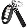 Nissan Schlüsselanhänger, weiches TPU Schlüsselgehäuse, vollständig geschützt Altima Rogue Maxima Sentra Infiniti Armada Limousine 3 4 5 Tasten Clip
