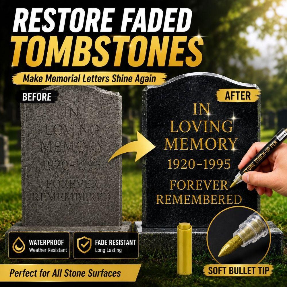 Large Capacity Tombstone Paint Marker Waterproof Memorial Inscription Pen  Memorial Inscriptions