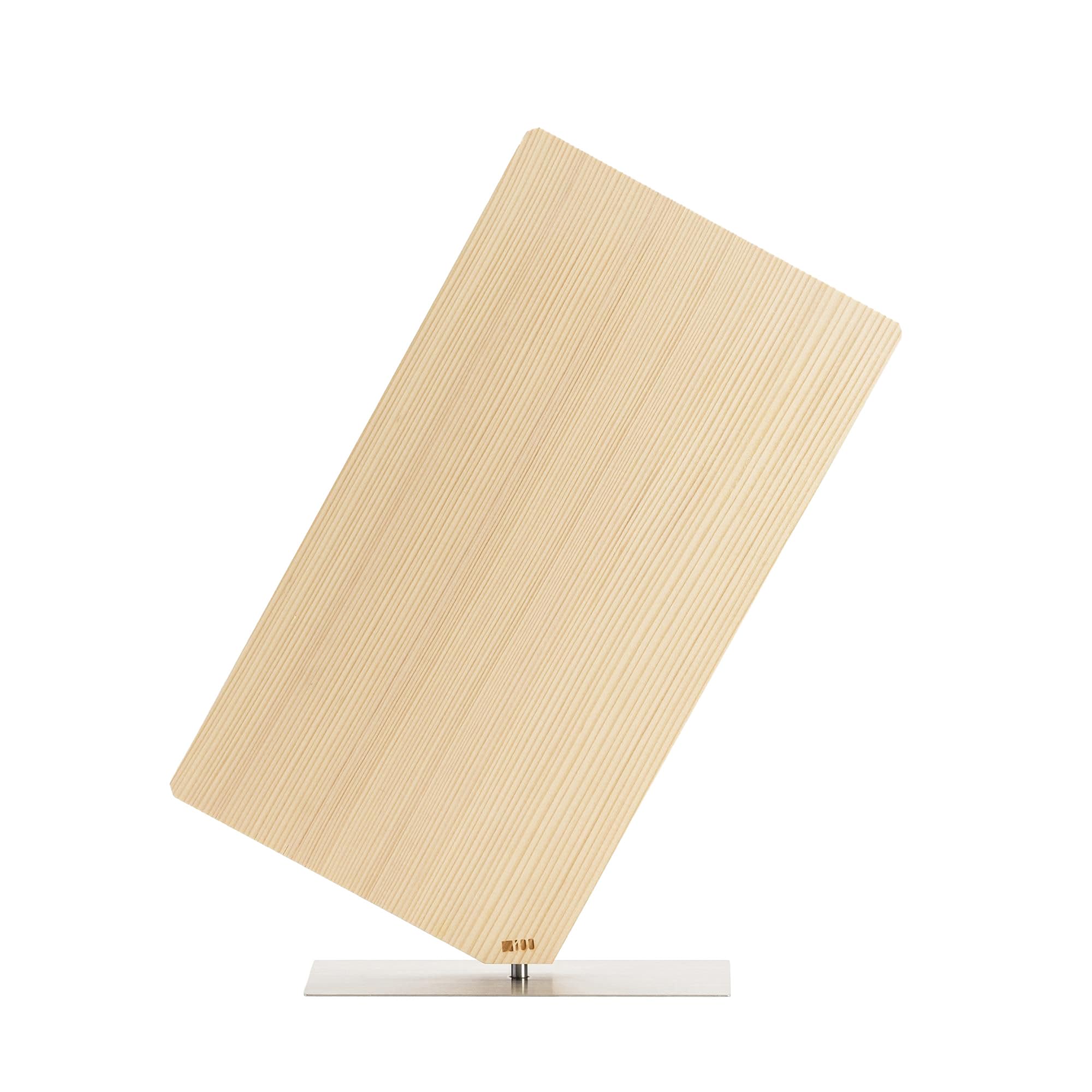 

Легкая разделочная доска из натурального дерева с подставкой, Сделано из натуральной пихты, Гигиеничная разделочная доска с подставкой, Momi100, Япония, Дерево, Быстросохнущая, (Маленький)