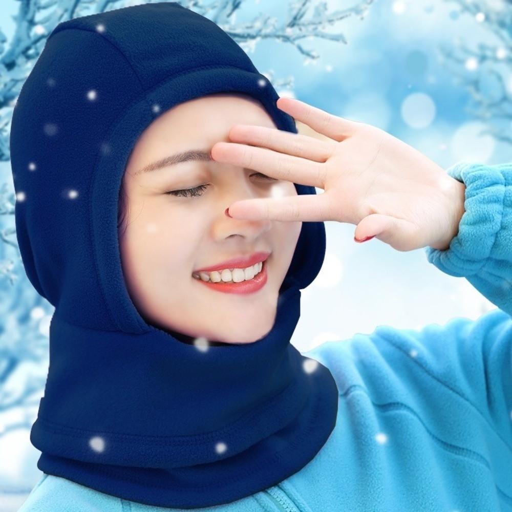 Thick Warm Beanie Hat Multifuction Full Face Mask Fashion Winter Hat Female