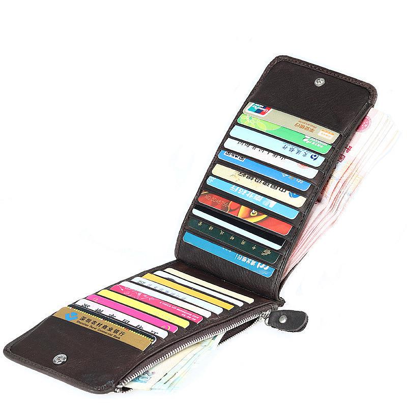 Crocodile Pattern Multi-card Card Package Leather Long Paragraph Purse ...