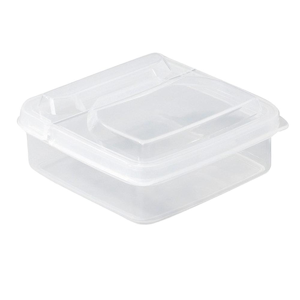 3PCS PP Cheese Storage Box Flip Lid Cheese Food Container For Onion Ginger Garlic Holder