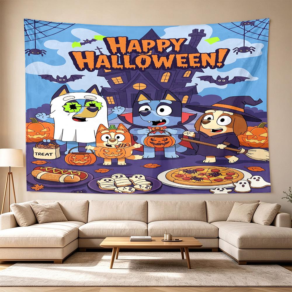 Diverse Dog Characters Large Decorative Tapestry, Great Holiday Gifts, Photo Backdrop for Bedroom Dorm Parties,Perfect Gift