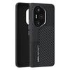 ABEEL For Honor 300 Pro Case PC+TPU+Aluminum Alloy+PU Leather Phone Cover Compatible with MagSafe