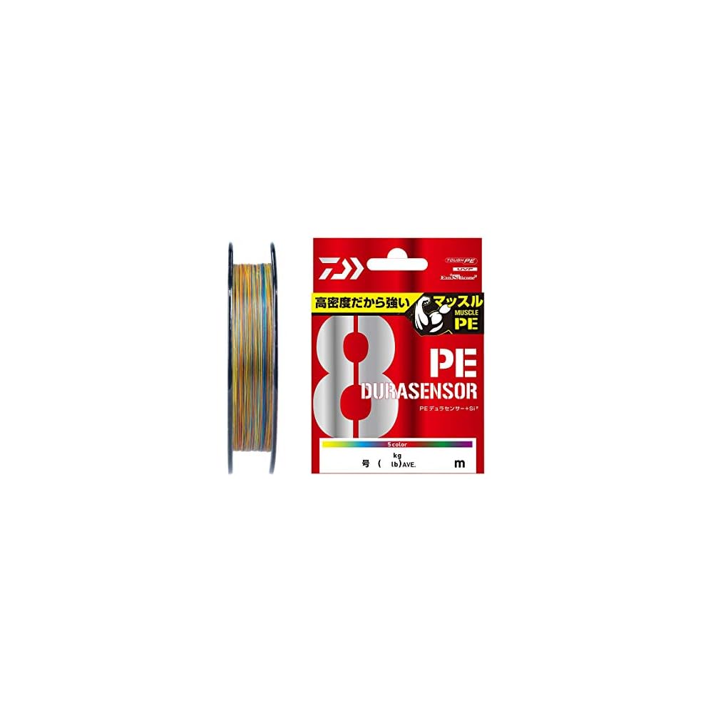 Daiwa UVF Duracensor X8+Si2 PE Line 2号 300m Multicolor Fishing Line
