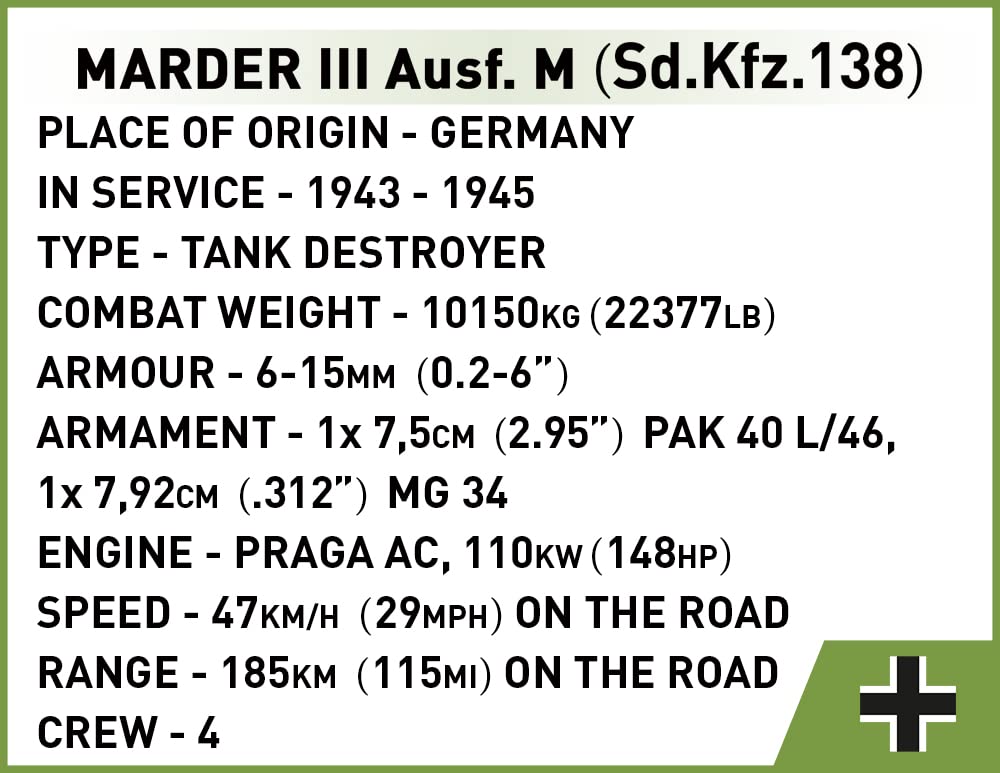 COBI MARDER III 2282 AUSF.M