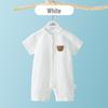 Infant Short Sleeve Summer Pajamas - Pure Cotton Gauze Baby Romper