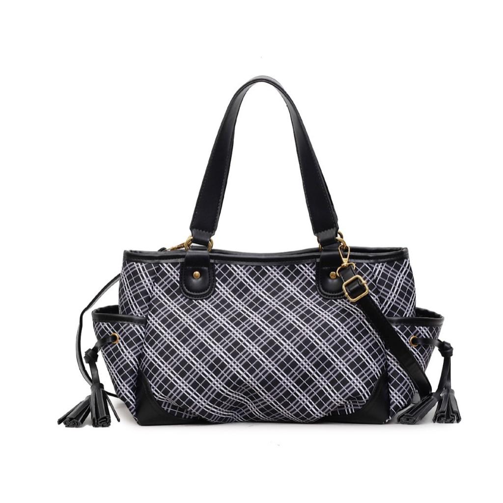 Neue einfache Retro-Textur-Tasche Mode Umhängetasche Temperament Pendeln Große Kapazität Achsel-Schultertasche Tragetasche