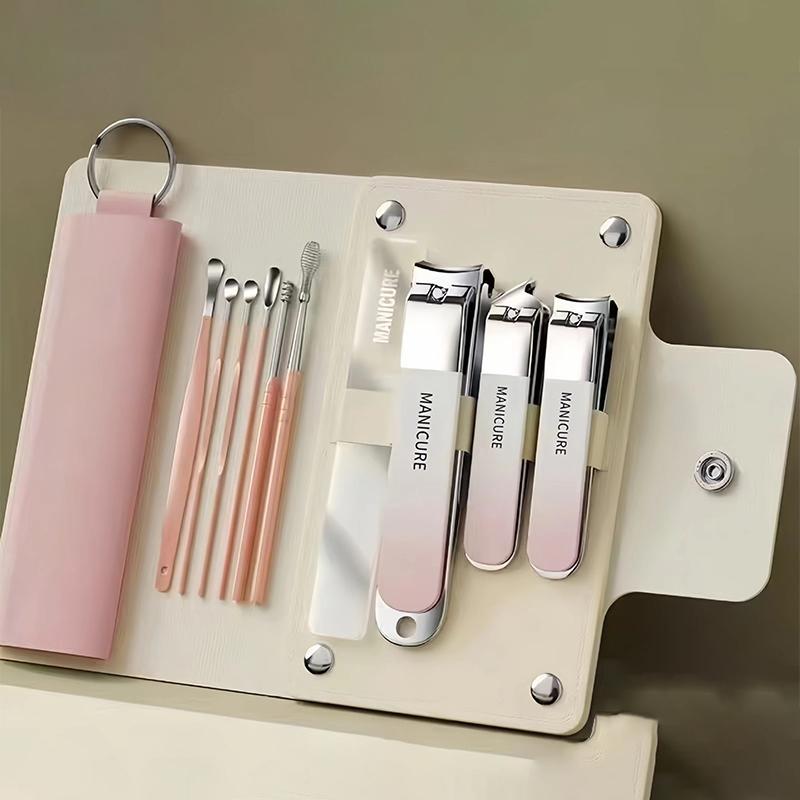 Manicure Set Personal Care Nail Kit 5 Pieces Nail Set Grooming Kit C