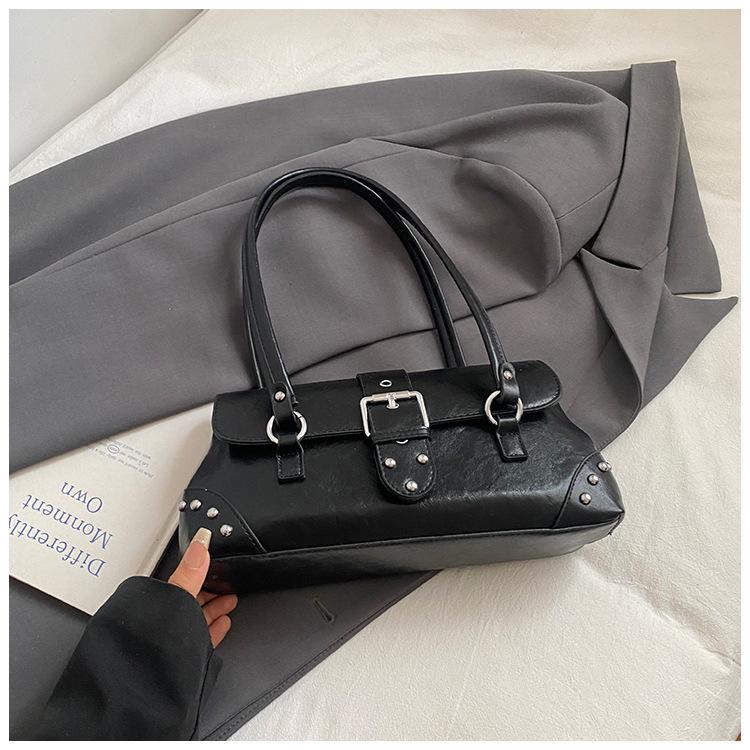 

Fashion popular underarm bag women s 2025 new high-end niche shoulder bag retro trend women s commuter bag