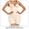 Step-in Back Closure Butt Lifter Spaghetti Strap Full Body Shaper, Tummy Control Body Shaping Bodysuit for Women