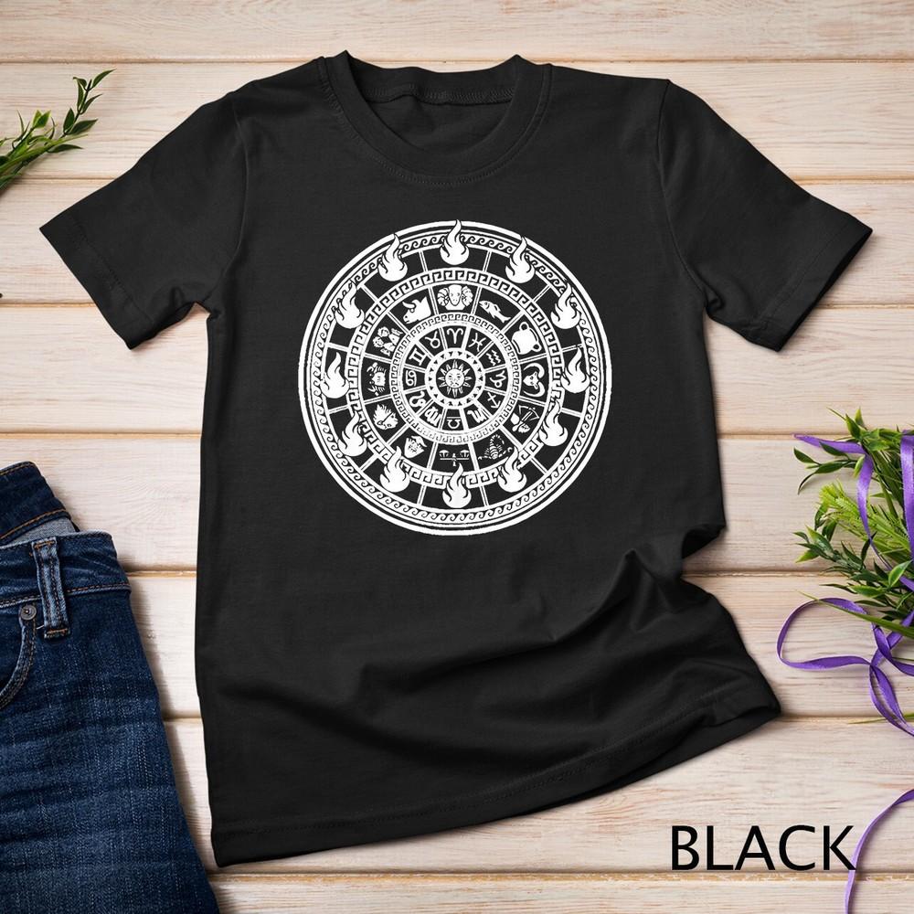 Zodiac Sign Clock for the Knight Houses Unisex T-shirt