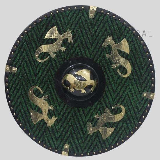 Щит викинга, готовый к бою, щит викинга, идеальный декоративный щит для косплея