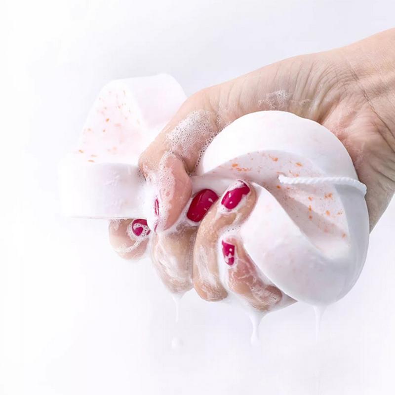 Powder Puff Sponge – Dual-Purpose for Face Cleansing and Makeup Application, Ideal for Seaweed Masks and Daily Skincare