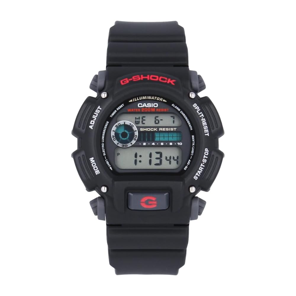 Casio G-Shock DW-9052-1 Men s Digital Watch Resin Black Casual Waterproof Quartz