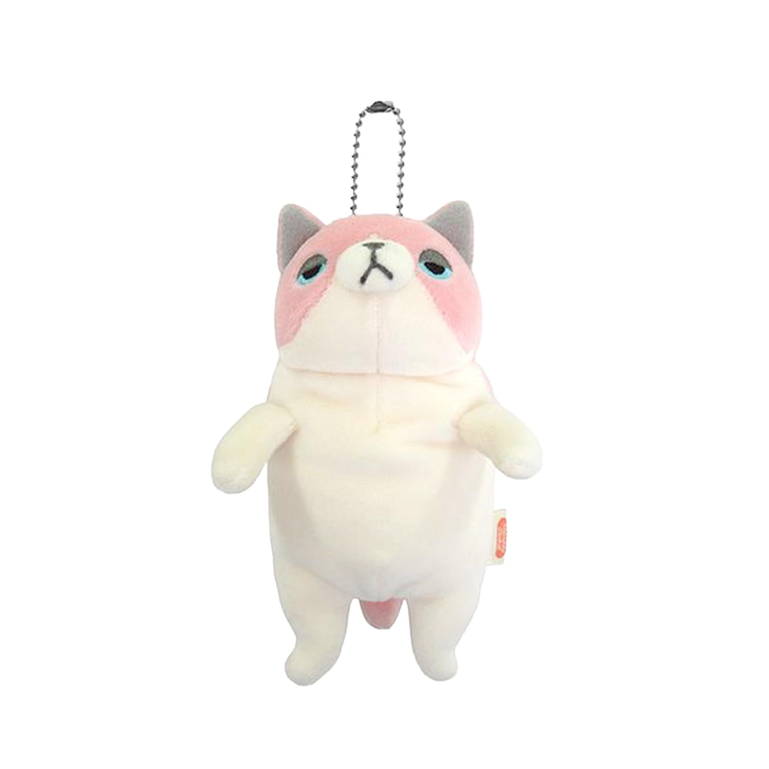 Shinada Global Mochi Series Mochi Neko Pastel Sakura 7x5x14cm Plush Cat Animal (mini) MONE-0088PS
