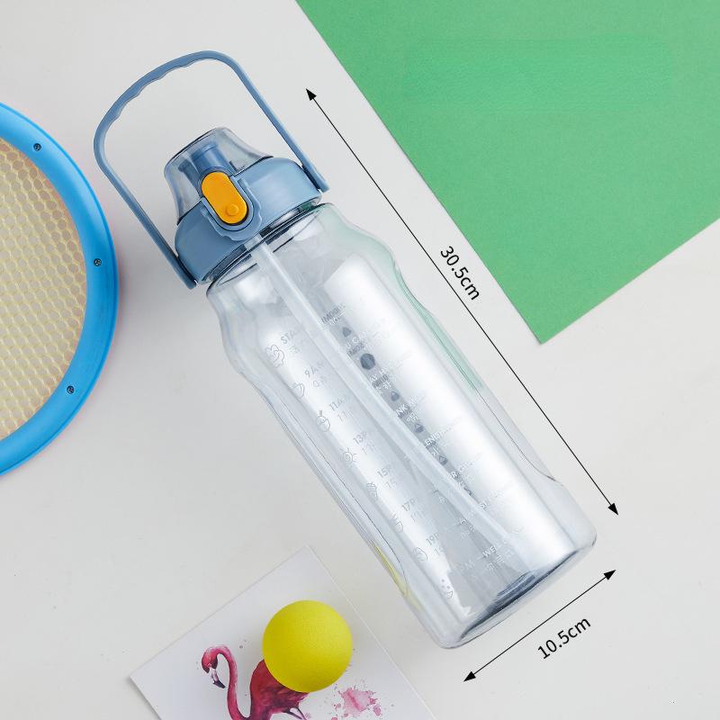 2 Liter Sports Water Bottles Transparent Plastic Water Cup BPA Free Water Bottle Portable Outdoor Travel Bicycle Drinkware Jug