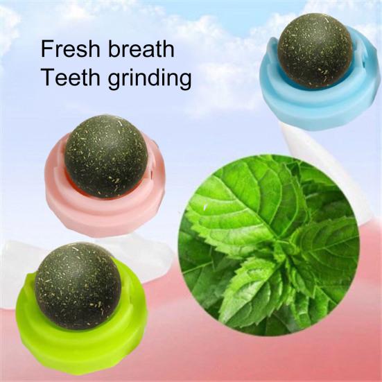 Cat Licking Toy Easy 360 Degree To Paste Cover Natural Rotatable