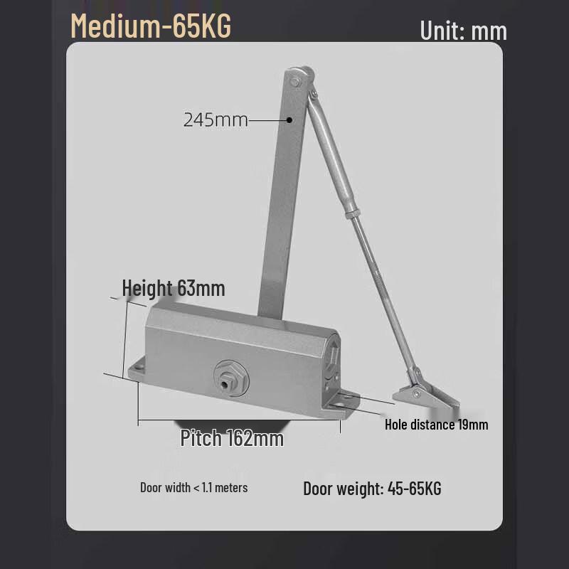 Zhuang Taitai Adjustable Hydraulic Door Closer