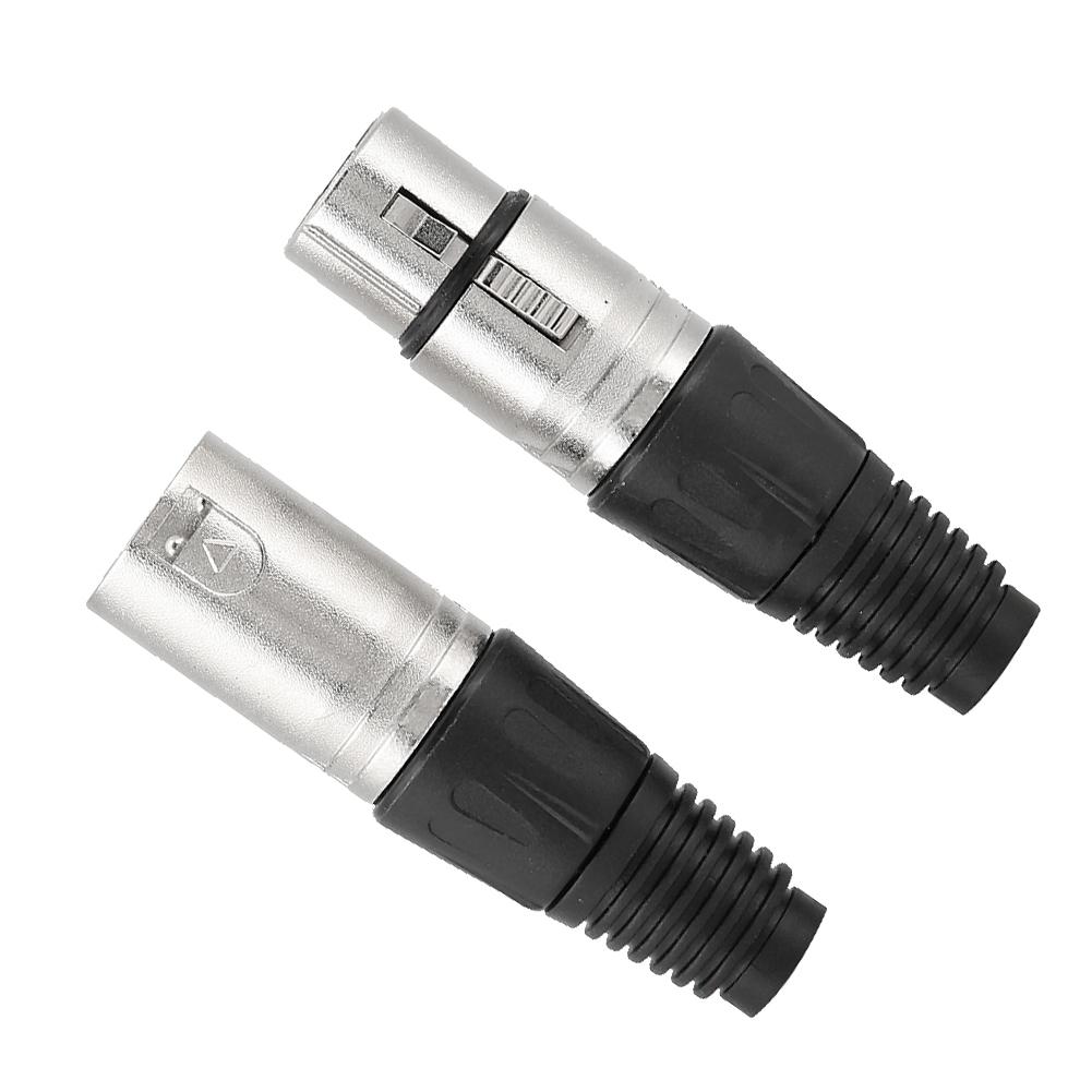 5 Pair of 3 Core Balance Plug Audio Socket for Power Microphone Connector