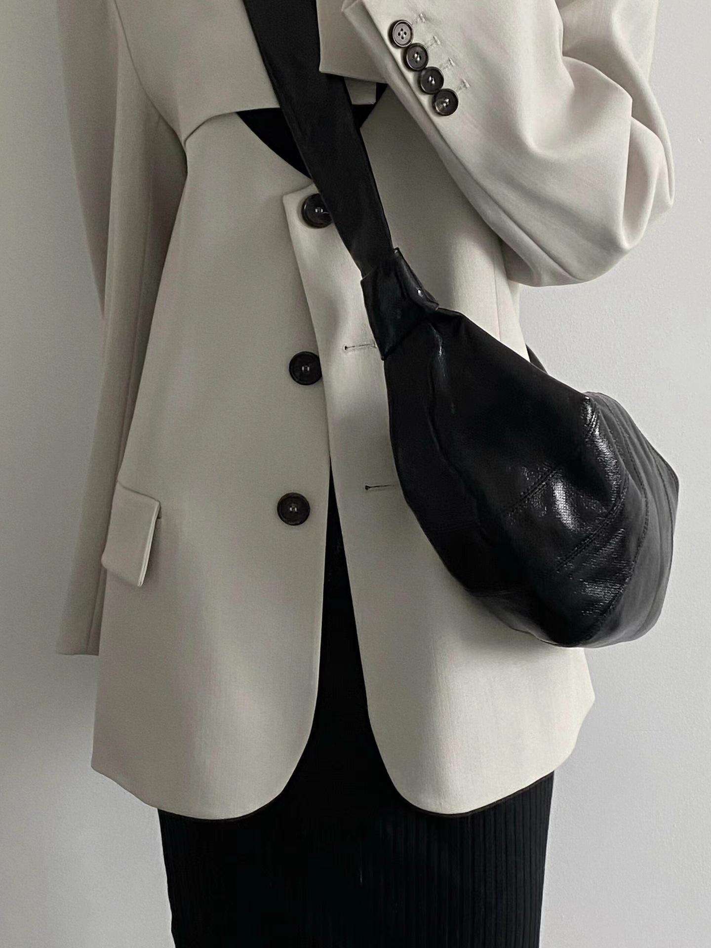 

«[Новый стиль] Сумка-пояс Croissant Niche High-End с льняным покрытием» Small 35×16