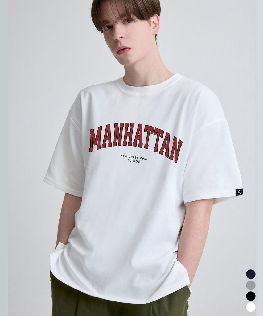 Nande Manhattan Oversized Printed Short Sleeve T-Shirt 5 Colors