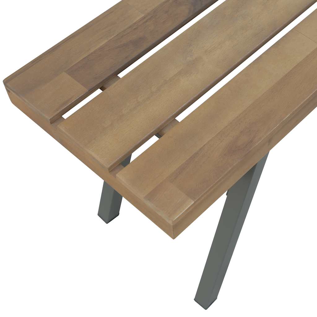 vidaXL Gartenbank 120 cm Massivholz Akazie