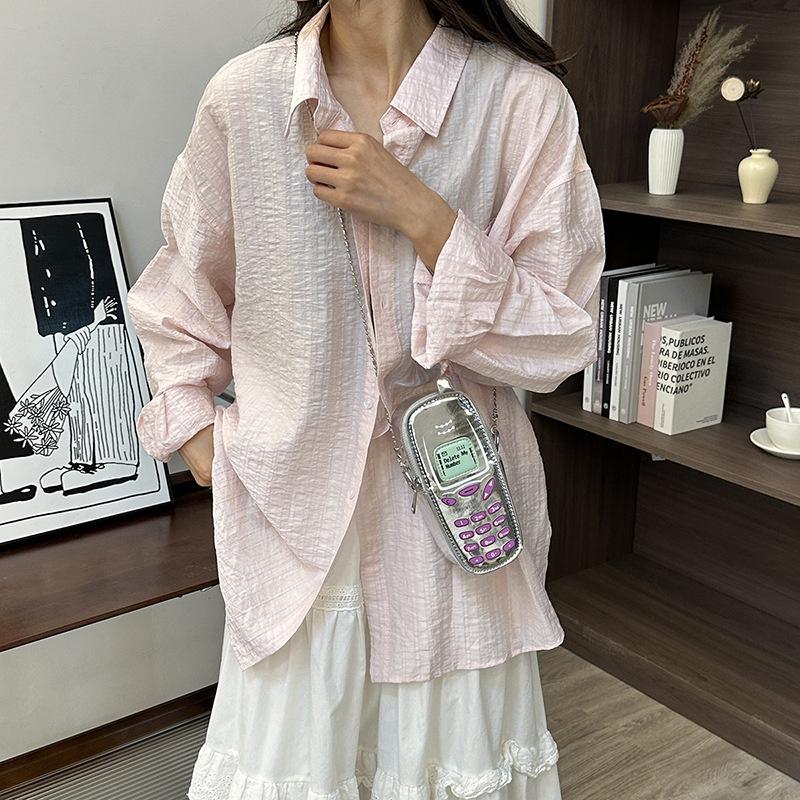 Luxury PU Leather Messenger Bag For Ladies Brand Design Small Handbags Versatile Phone Shape Crossbody Bags