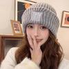 New Autumn and Winter Woolen Hats for Men and Women Outdoor Warm and Windproof Large Head Circumference Loose Knitted Hats Casual Breathable Hats