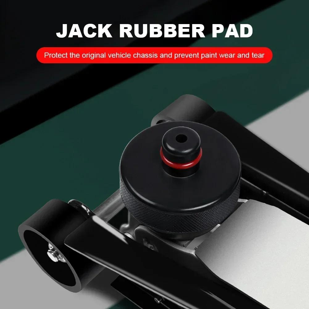 4Pcs Tesla Model Y/3 Rubber Jack Pads - Lifting Adapter with Storage Bag for Chassis Protection (Auto Accessories)