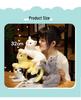 Cute Kitten Plush Pillow Doll - Small Floral Comfort Toy for Kids
