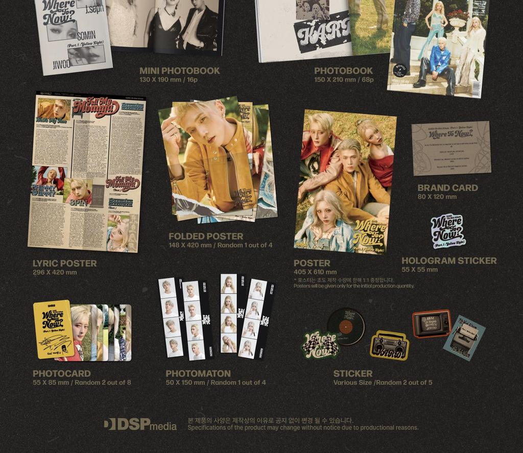 KARD [Where To Now? (Part.1 : Yellow Light)] 7th MINI ALBUM