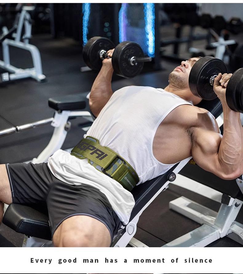 Unisex Weighted Compression Waist Belt for Squat, Deadlift, Powerlifting, Rowing, Bench Press, and Fitness Training