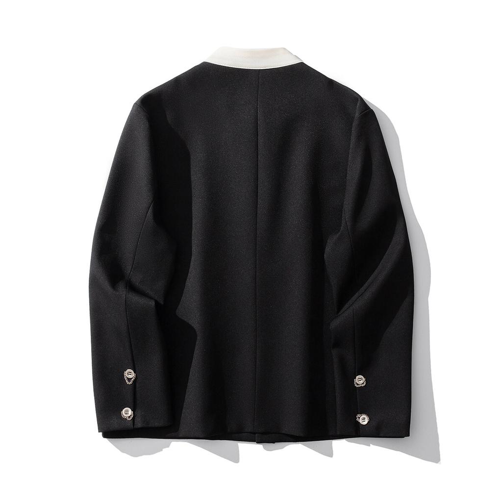 2026 Men Chinese Style Black Suit Jackets Men Handsome Blazers Men Leisure Elegant Tang Suit Male Streetwear Blazer Jacket